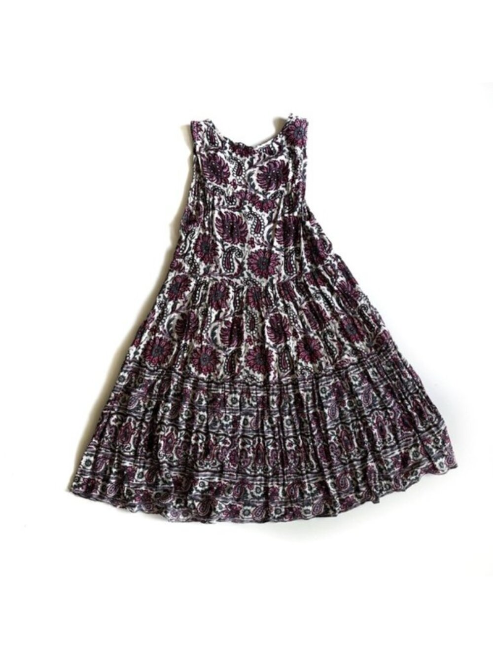 American Eagle Purple Paisley Sleeveless Dress - XS